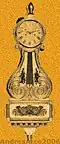 Aaron Willard's Lyre Clock