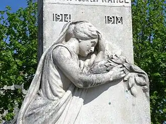 The monument to the dead, at Andechy