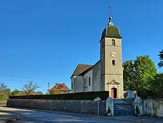 The church in Angirey