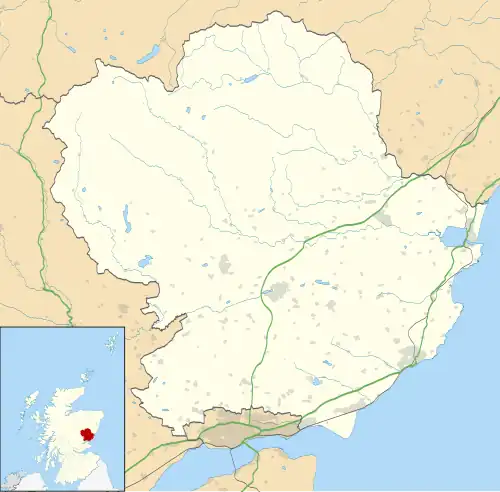 Guttry is located in Angus