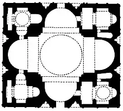 Detailed plan of the church