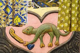 Animal Motif and Hanging Cloth on Vodun Shrine in Abomey, Benin