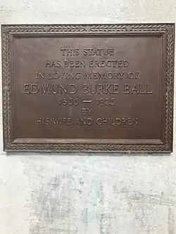 Plaque at Muncie