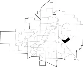 Arbor Creek location map