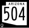 State Route 504 marker