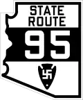 SR 95 route marker