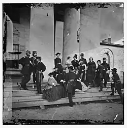 General Samuel P. Heintzelman and staff at Arlington House (1861), Mathew Brady