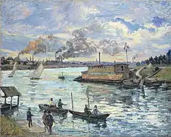 River Scene, c. 1890