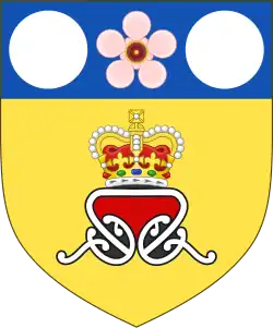 Coat of arms of New Zealand Herald of Arms Extraordinary Phillip O'Shea[79][80]