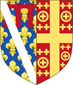 Arms of the House of Anjou-Durazzo