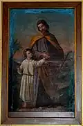 Painting of Saint Joseph with the child Jesus