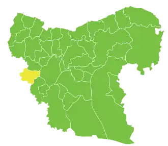 Atarib Subdistrict in Syria