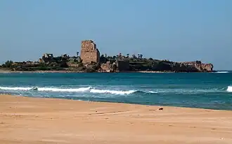 Château Pèlerin, on the grounds of the Atlit naval base