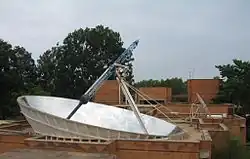 Image 37Parabolic dish produces steam for cooking, in Auroville, India. (from Solar energy)
