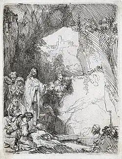 The Raising of Lazarus, by Rembrandt