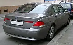 Pre-facelift rear