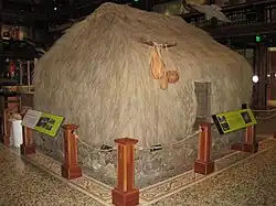 Hale pili in Hawaiian Hall, 2010