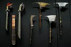 Lumad swords from Mindanao and Igorot axes from Luzon