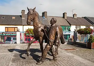 Ballinasloe Horse and Handler Sculpture by James McCarthy