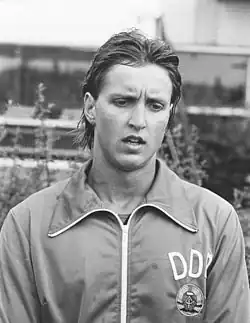 Barbara Krause, winner of the 100-metre freestyle, 200-metre freestyle, and 4 × 100-metre freestyle relay.