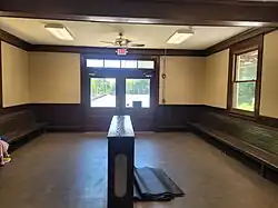 Interior of the station, September 2024