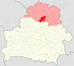 Location of Lyepyel district