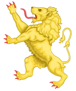 Leo Belgicus (Lion used on the coat of arms of Belgium)