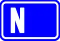 F23a: Number of a national road