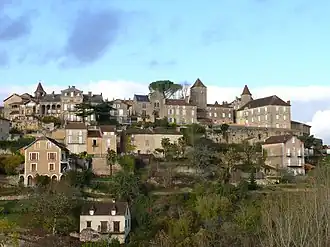A general view of Belvès