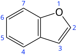 Skeletal formula with numbering convention
