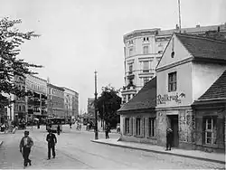 Hermannstraße with Rollkrug, Flughafenkiez, 1900