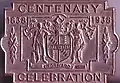 A 1938 badge celebrating the centenary of the creation of a municipal borough