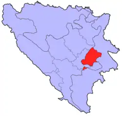Istočno Sarajevo in Bosnia and Herzegovina