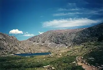 Above timberline in the Bighorns