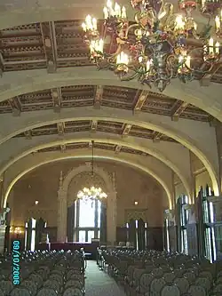 One of the reception halls