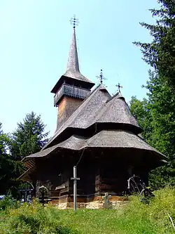 Wooden church in Călinești-Susani