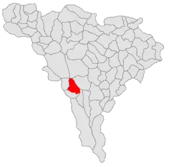 Location in Alba County