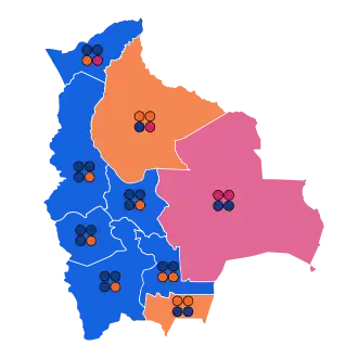 Results in the Chamber of Senators.