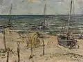 Boats on the beach at Carlshagen (1928)