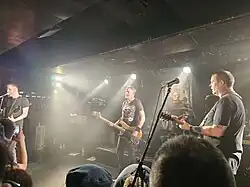 Braid performing at Shinjuku ACB, 30 March 2024; From left to right: Bob Nanna, Todd Bell, Damon Atkinson, Chris Broach