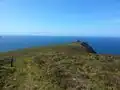 Bray Head view looking west with Bray Tower and Skellig Islands in distance