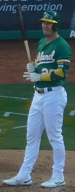 Brent Rooker with the Oakland Athletics in 2023