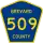 County Road 509 marker