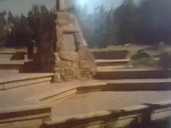 Britannia Boating Club, war memorial cairn, Baskins beach, Ottawa River