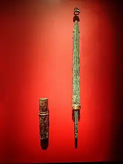 Chinese swordstaff called a pi (鈹), Han dynasty