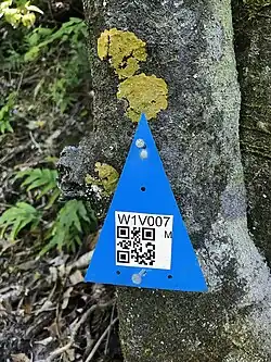 QR code for tracking tunnel