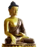 Sitting Buddha in the Vajraparyanka (Bhūmisparśa) position, unknown provenance