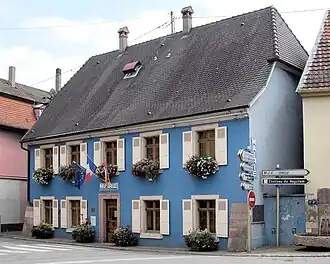 The town hall in Buhl