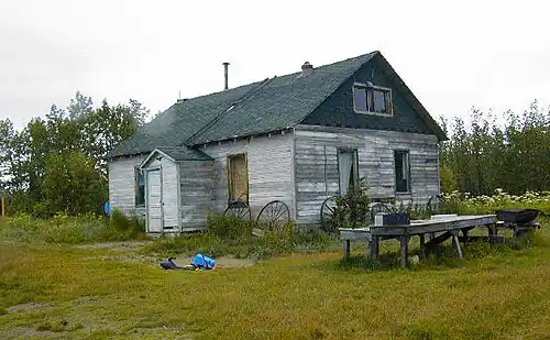 Building at Pilgrim Hot Springs