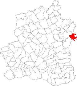 Location in Teleorman County